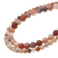 Gemstone Smycken Pärlor, Ädelsten, DIY, blandade färger, 6mm, Såld Per 38 cm Strand