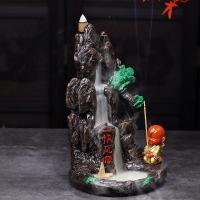 Backflow Incense Burner Resin half handmade for home and office & durable Sold By PC