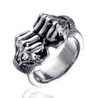 Bague en acier inoxydable, Acier inoxydable 304, main, normes différentes pour le choix & pour homme, couleur originale, 12mm, Taille:7-13, Vendu par PC