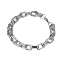 Jewelry Cruach dhosmálta Bracelet, unisex, dath bunaidh, Fad Thart 8.5 Inse, Díolta De réir PC