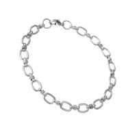 Pulseira  de jóias de aço inox, aço inoxidável, unissex, cor original, comprimento Aprox 8.6 inchaltura, vendido por PC