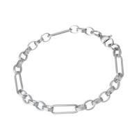 Jewelry Cruach dhosmálta Bracelet, unisex, dath bunaidh, Fad Thart 8.8 Inse, Díolta De réir PC