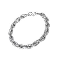 Stainless Steel smycken Armband, ROSTFRITT STÅL, Unisex, ursprungliga färgen, Längd Ca 8.3 inch, Säljs av PC