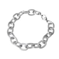 Pulseira  de jóias de aço inox, aço inoxidável, unissex, cor original, comprimento Aprox 8.1 inchaltura, vendido por PC