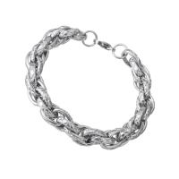 Stainless Steel smycken Armband, ROSTFRITT STÅL, Unisex, ursprungliga färgen, Längd 8.3 inch, Säljs av PC