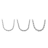 Stainless Steel Chain Necklace platinum color plated Unisex Length Approx 22 Inch Sold By PC