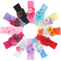 Nylon Zweetband, met Acryl, Bloem, Cute & voor kinderen, meer kleuren voor de keuze, 139.70mm, Verkocht door PC