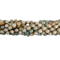 Perline Amazzonite, with Seedbead, Lanterna, lucido, DIY & sfaccettati, 6mm, Venduto per 14.96 pollice filo