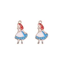 Zinc Alloy Enamel Pendants Girl Sold By Bag