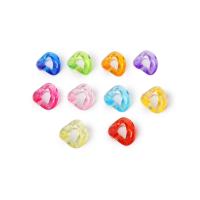 Acrylic Linking Ring DIY mixed colors 18mm Sold By Bag