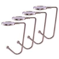 Zinc Alloy De Hanger van de zak, met Rubber, anti-slippen, oorspronkelijke kleur, 65x10mm, Verkocht door PC