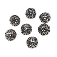 Hule Brass Beads, Messing, Runde, du kan DIY, flere farver til valg, 6mm, Solgt af PC