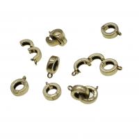 Zink Alloy Bail Pärlor, antik guldfärg, 11mm, Säljs av PC