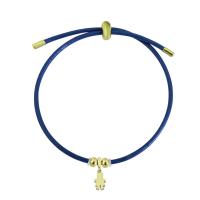 Pulsera de acero de titanio, Partículas de acero, con cordón de cuero, chapado en color dorado, Ajustable & para mujer, más colores para la opción, 10-15mm, longitud aproximado 10.24 Inch, Vendido por UD