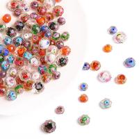 Inneren Blume-Lampwork-Beads, Lampwork, DIY, keine, 8-12mm, 10PCs/Tasche, verkauft von Tasche