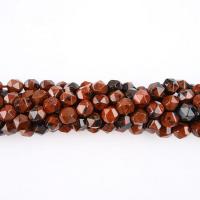 Natural Mahogany Obsidian Beads Round polished Star Cut Faceted & DIY 8mm Sold Per 14.96 Inch Strand