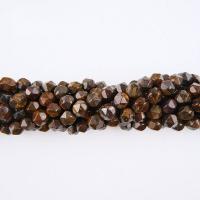 Bronzite steenkralen, Bronzite Stone, Ronde, gepolijst, Gesneden ster & DIY, 8mm, Per verkocht 14.96 inch Strand