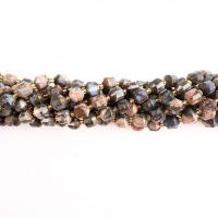 Natursten Bead, med Seedbead, Lantern, poleret, du kan DIY & facetteret, 8mm, Solgt Per 14.96 inch Strand