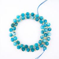 Апатиты Бусины, с Seedbead, Лампа, полированный, DIY & разный размер для выбора & граненый, голубой, 6-12mm, Продан через Приблизительно 14.96 дюймовый Strand