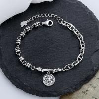 925 sterling silver Armband, för kvinna, silver, Säljs av PC