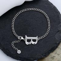 Plata de ley 925 Pulsera, para mujer, plateado, longitud aproximado 6.3 Inch, Vendido por UD