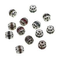 Rhinestone Jewelry Beads Iron DIY & with rhinestone 10mm Sold By PC