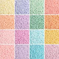 Fosco Missangas de vidro, Seedbead, estufagem de verniz, DIY, Mais cores pare escolha, 3mm, Aprox 660PCs/Bag, vendido por Bag