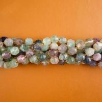 Perles de fluorite, Fluorine, avec Seedbead, lanterne, poli, DIY & facettes, 10mm, Vendu par 14.96 pouce brin