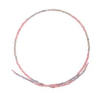 Morganite Kraal, Ronde, DIY & gefacetteerde, 2mm, Per verkocht 14.96 inch Strand