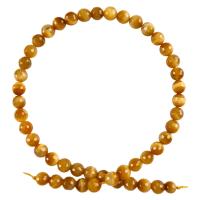 Tiger Eye Kralen, Ronde, DIY & verschillende grootte voor keus & gefacetteerde, 6-8mm, Per verkocht Ca 14.96 inch Strand