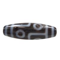 Naturlige tibetanske Agate Dzi Beads, Tibetansk agat, Oval, du kan DIY & forskellige stilarter for valg, 38x12mm, Solgt af PC