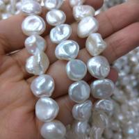 Keishi Kulturan Slatkovodni Pearl perle, Nepravilan, možete DIY, bijel, 10-11mm, Prodano Per Približno 15 inčni Strand