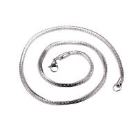 Stainless Steel Chain Necklace 316 Stainless Steel Unisex original color Sold By PC