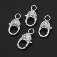 Zinklegering karabijn, Zinc Alloy, zilver, 25mm, 50pC's/Bag, Verkocht door Bag