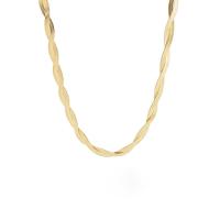 Colar de aço titânio, Partículas de aço, with 2.36Inch extender chain, Cruz & para mulher, dourado, 6mm, comprimento Aprox 15.75 inchaltura, vendido por PC