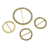 Ijzer Armband Bevindingen, met strass, gouden, 20-27-42mm, 10pC's/Bag, Verkocht door Bag