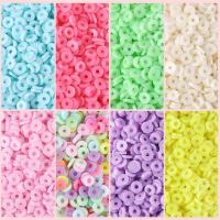 Grânulos de jóias de acrílico, acrilico, DIY & imitação de fimo, Mais cores pare escolha, 6mm, Aprox 830PCs/Bag, vendido por Bag