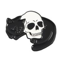 Enamel Brooch Zinc Alloy Cat plated Unisex nickel lead & cadmium free 15-30mm Sold By Lot