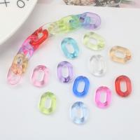 Acrylic Linking Ring Oval DIY Approx Sold By Bag