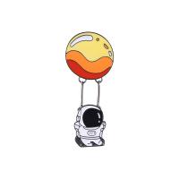 Enamel Brooch Zinc Alloy Astronaut plated Unisex nickel lead & cadmium free 23-60mm Sold By Lot