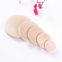 Wood Beads Schima Superba Flat Round DIY beige Sold By PC