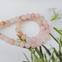 Jade Perlen, persische Jade, rund, DIY & verschiedene Größen vorhanden, Rosa, verkauft per 14.96 ZollInch Strang