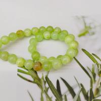 Marble Beads, Geverfd Marmer, Ronde, DIY & verschillende grootte voor keus, groen, Per verkocht 14.96 inch Strand