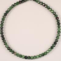 Ruby in Zoisite Kraal, Abacus, DIY & verschillende grootte voor keus & gefacetteerde, Per verkocht Ca 14.96 inch Strand