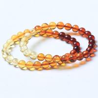 ambre bracelet, poli, unisexe, couleurs mélangées, Longueur Environ 19 cm, Vendu par PC