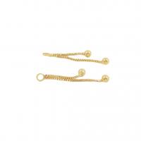 Zinklegering Hangers, Zinc Alloy, plated, DIY, gouden, 36mm, Verkocht door PC