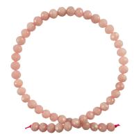 Φυσικό ροζ χαλαζία χάντρες, Rose Quartz, Γύρος, DIY & διαφορετικό μέγεθος για την επιλογή & πολύπλευρη, ροζ, Sold Per Περίπου 15.35 inch Strand