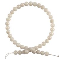 Moonstone Korálky, Kolo, DIY & různé velikosti pro výběr, bílý, Prodáno za Cca 15.35 inch Strand