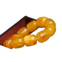 Beeswax Bracelet Column Unisex yellow Sold Per 7.09 Inch Strand