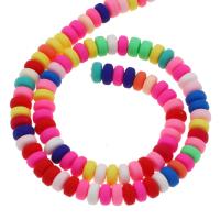 Polymer lerperler, Polymer Clay, Abacus, du kan DIY, flere farver til valg, 6mm, 110pc'er/Strand, Solgt Per 38 cm Strand